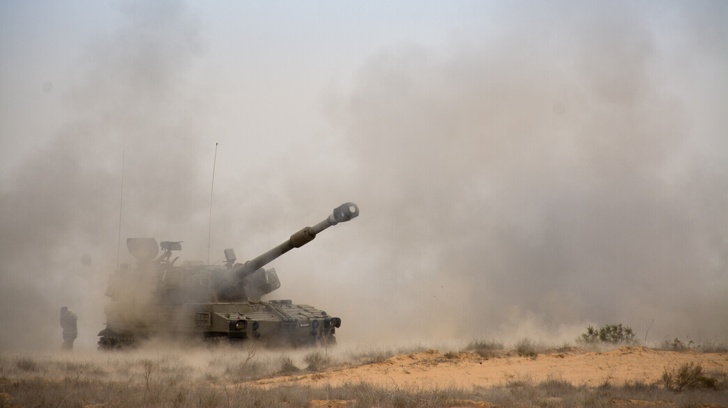 טנק בגבול רצועת עזה  טנק בגבול רצועת עזה