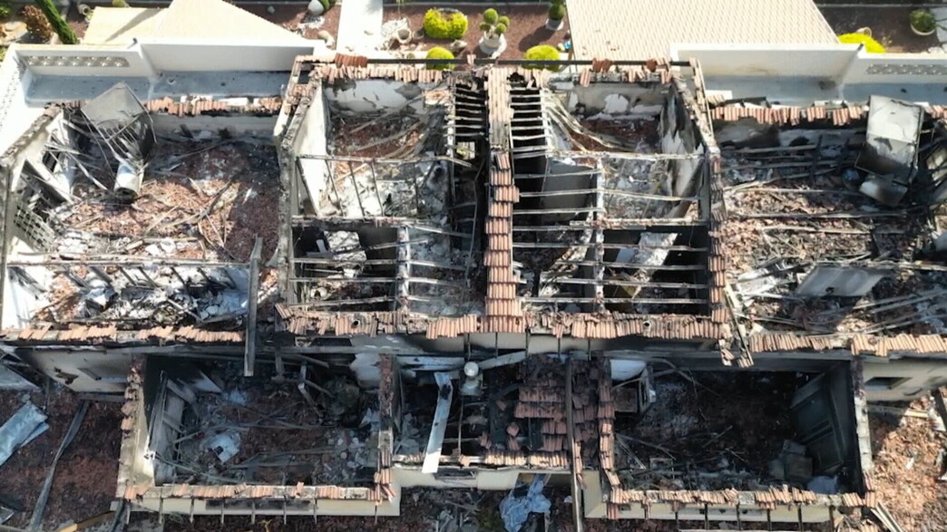 תיעודי רחפן של ההרס בעוטף תיעודי רחפן של ההרס בעוטף