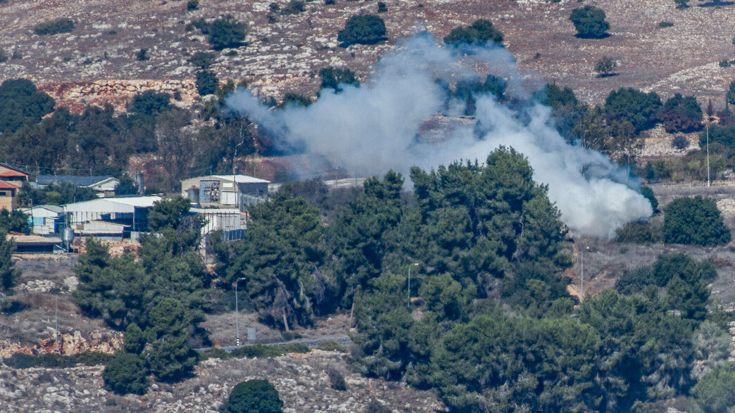חילופי אש בין צה"ל למחבלים מארגון חיזבאללה על הגבו (צילום: אייל מרגולין, פלאש 90)