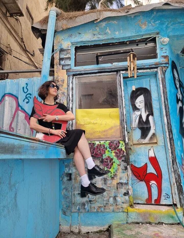 אמנית רחוב, ג, יוליה (צילום: אורטל נפתלי)