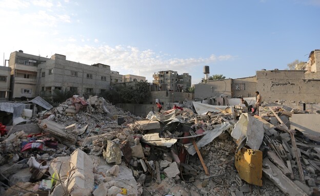 ההרס בעזה מתקיפות צה"ל (צילום: Ahmad Hasaballah, getty images)