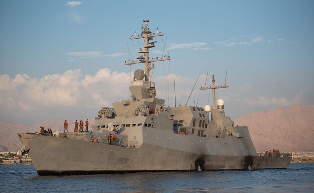 ספינות טילים של זרוע הים הגיעו למרחב ים סוף (צילום: דובר צה
