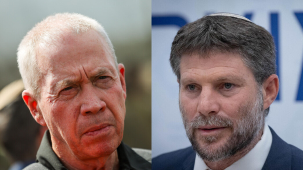 שר האוצר בצלאל סמוטריץ' ושר הביטחון יואב גלנט