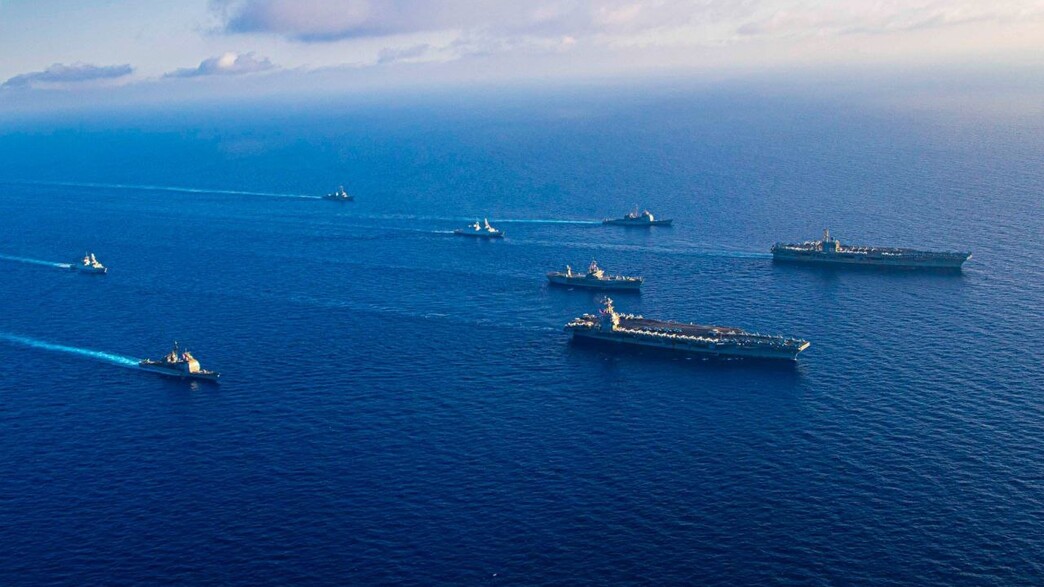 נושאות המטוסים ג'רלד פורד ודווייט אייזנהאוור 