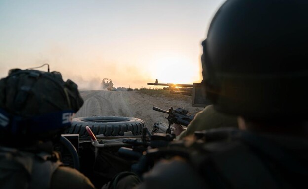 בלב רצועת עזה: כוחות צה"ל השתלטו על מעוז חמאס (צילום: דובר צה"ל)