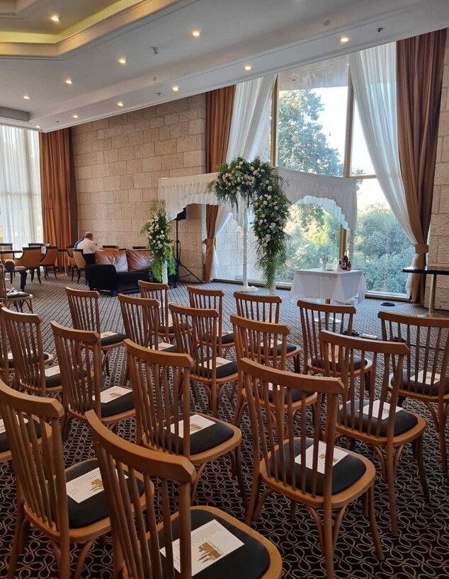 חתונה למפונים בלאונרדו פלאזה ירושלים (צילום: באדיבות רשת פתאל)