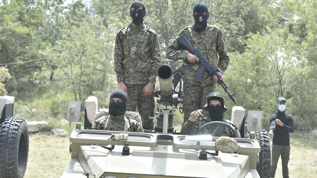 כוח רדואן של חיזבאללה בתרגיל בלבנון כוח רדואן של חיזבאללה בתרגיל בלבנון