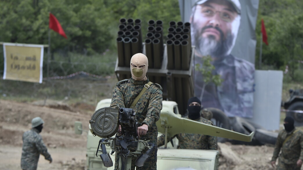 כוח רדואן של חיזבאללה בתרגיל בלבנון