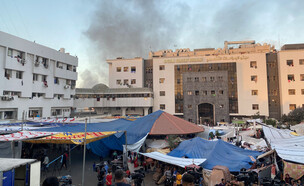 בית חולים שיפאא' עזה (צילום: רויטרס)