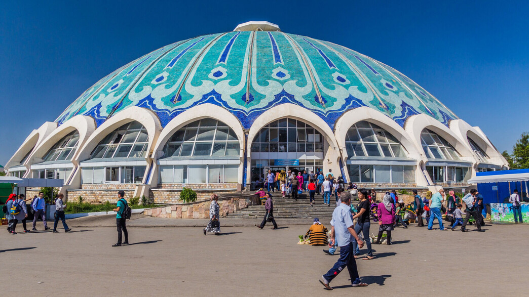 מבנה הבזאר טשקנט אוזבקיסטן 