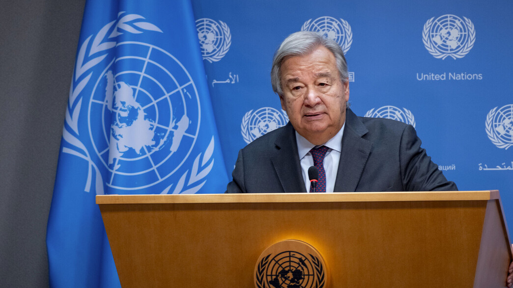 מזכ"ל האו"ם אנטוניו גוטרש מזכ"ל האו"ם אנטוניו גוטרש