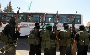 שחרור אסירים פלסטינים בעסקת שליט (צילום: רויטרס)