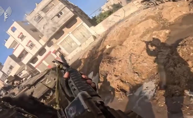 היתקלות לוחמי גדוד 13 בצפון רצועת עזה (צילום: חדשות)