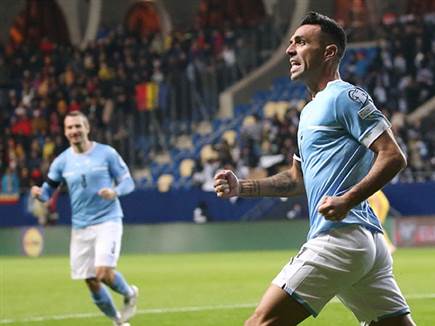 כשזהבי חזר לכבוש בנבחרת (צילום: אודי ציטיאט)