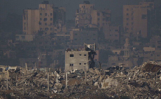 ההרס ברצועת עזה לאחר תקיפת צה"ל (צילום: AP)