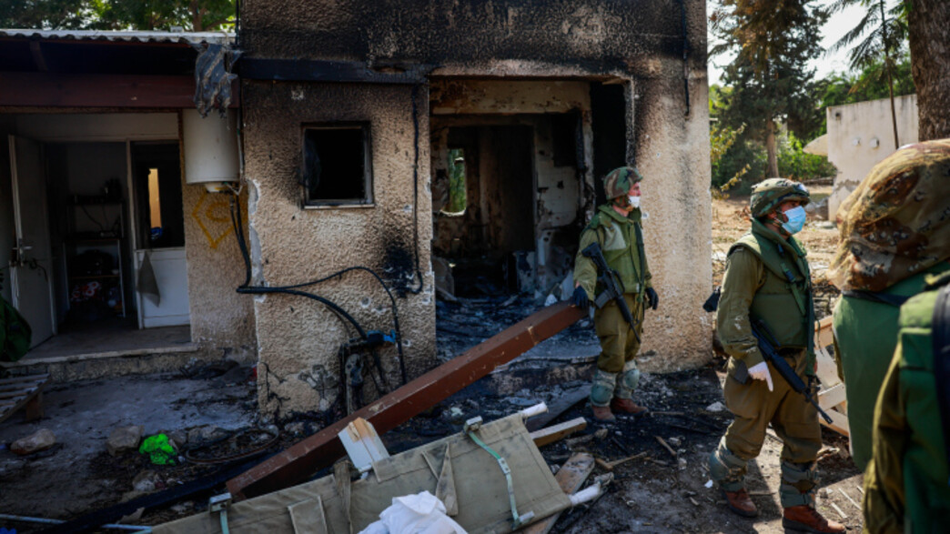 כפר עזה אחרי תקיפת חמאס ב-7 באוקטובר