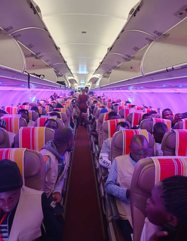 טיסות ארקיע לאפריקה עובדים זרים (צילום: יח"צ ארקיע)