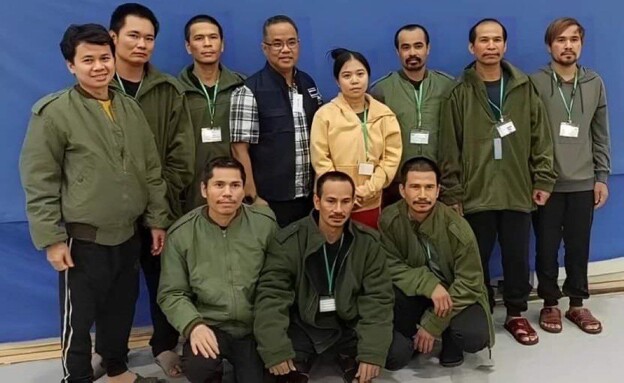 אזרחים תאילנדים שהשתחררו מהשבי בעזה