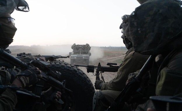 תיעוד מפעילות צוות הקרב של חטיבת המילואים 551 בפאת (צילום: דובר צה"ל)