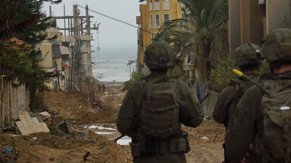 פעילות כוחות צה"ל בשטח הרצועה (צילום: דובר צה"ל)