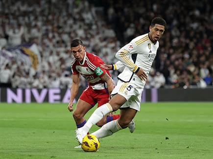 בלינגהאם קיבל שמירה אישית ואגרסיבית (Gonzalo Arroyo Moreno/Getty Images)