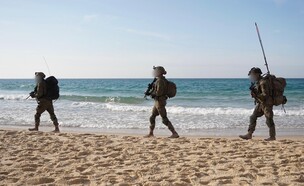 לוחמי צה"ל בלב ח'אן יונס (צילום: דובר צה"ל)