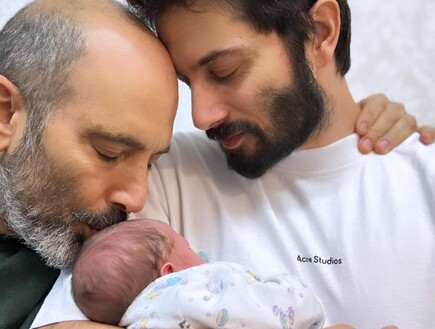 רן דנקר ומשפחתו (צילום: מתוך האינסטגרם של רן דנקר)