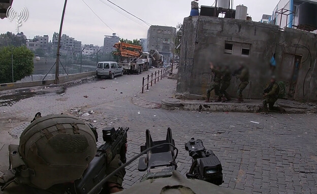 היתקלות לוחמי גדוד 931 במרחב ג'באליא (צילום: דובר צה"ל)