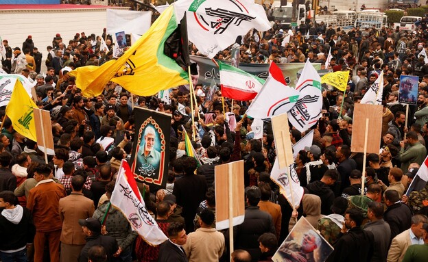 תומכי המיליציות בעיראק (צילום: reuters)