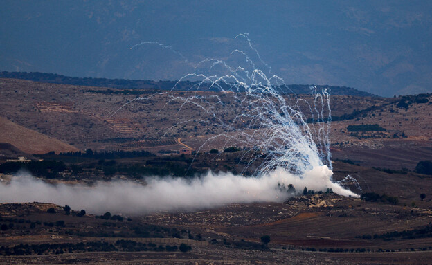 צה"ל השתמש בפצצות זרחן לבן בדרום לבנון (צילום: reuters)