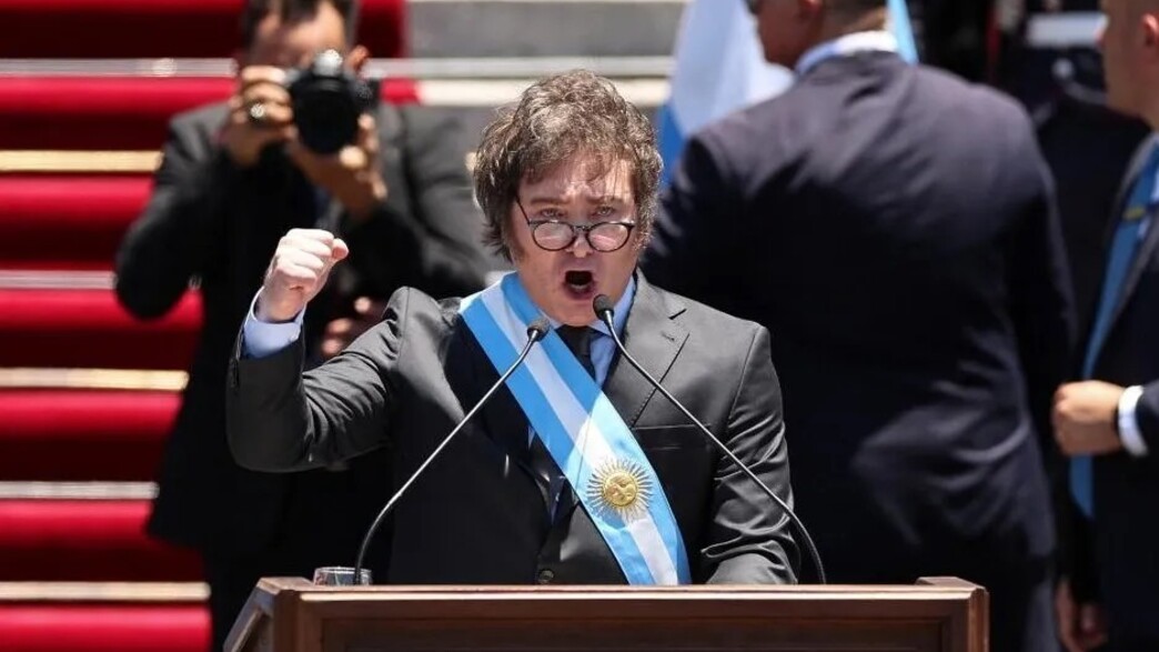 השבעת נשיא ארגנטינה החדש חאבייר מיליי