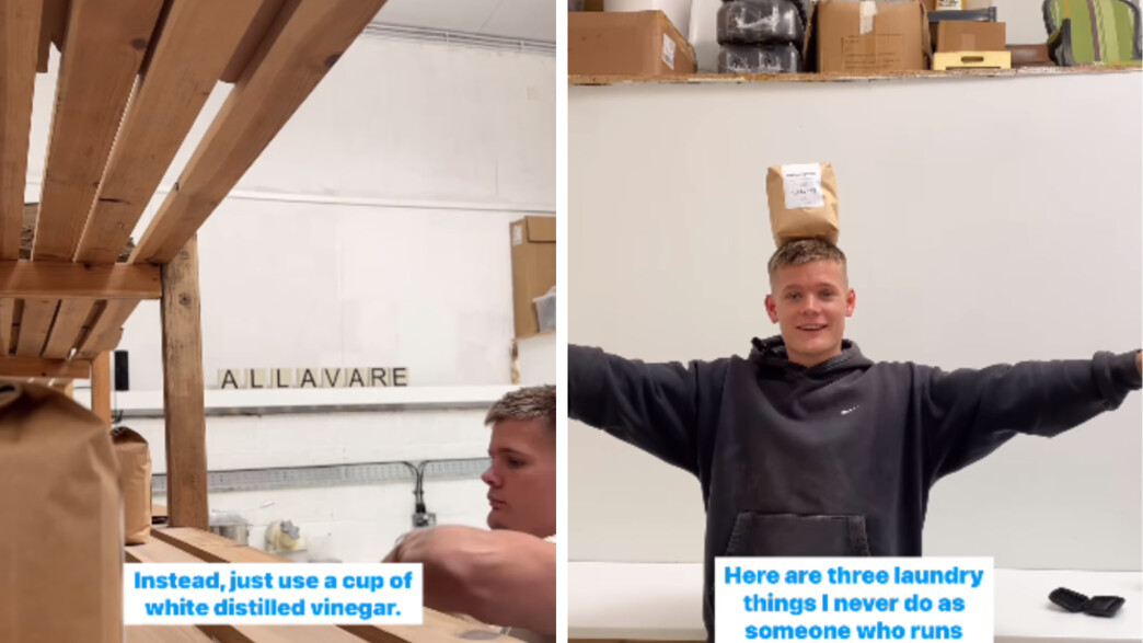 הטיפ של בעל המכבסה במקום מרכך כביסה הטיפ של בעל המכבסה במקום מרכך כביסה