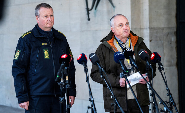 המשטרה הדנית בהצהרה על סיכול האירוע (צילום: רויטרס)