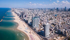 תל אביב חוף טיילת (צילום: StockStudio Aerials, shutterstock)