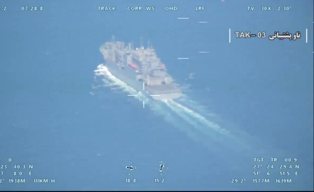 איראן סילקה את נושאת המטוסים אייזנהאוור מהמפרץ הפר