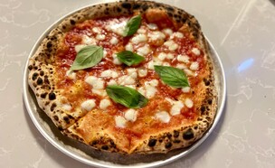 מרגריטה קלאסית של ג'אפה פיצה (צילום: ניצן לנגר, mako אוכל)