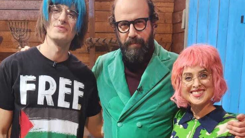 ברט גלמן יחד עם ליאת הר לב ואורי לייזרוביץ', ארץ נ