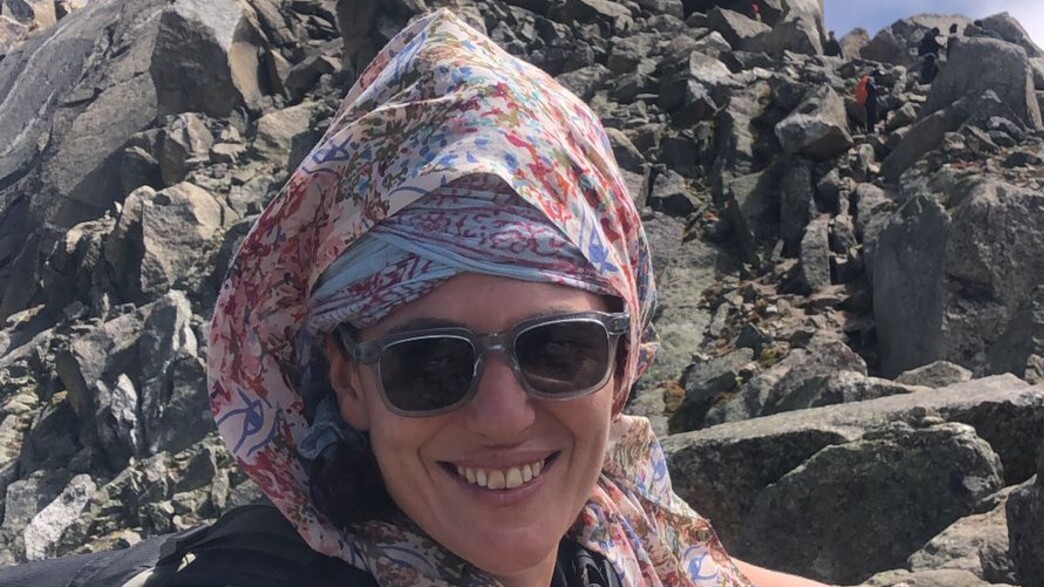 הישראלית כרמל גת במהלך טיול בהודו