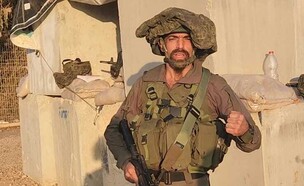 שניר כהן בשירות המילואים בצנחנים בגבול הצפון