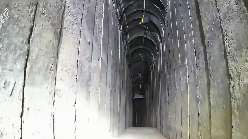 השמדת המנהרות במרחב המטה הכללי של חמאס