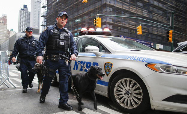 ניו יורק שנה חדשה שוטר (צילום: Eduardo Munoz Alvarez, getty images)