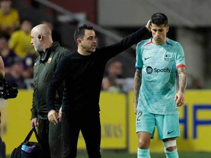 החדשות הרעות מהמשחק מבחינת ברצלונה. קאנסלו (GETTY)