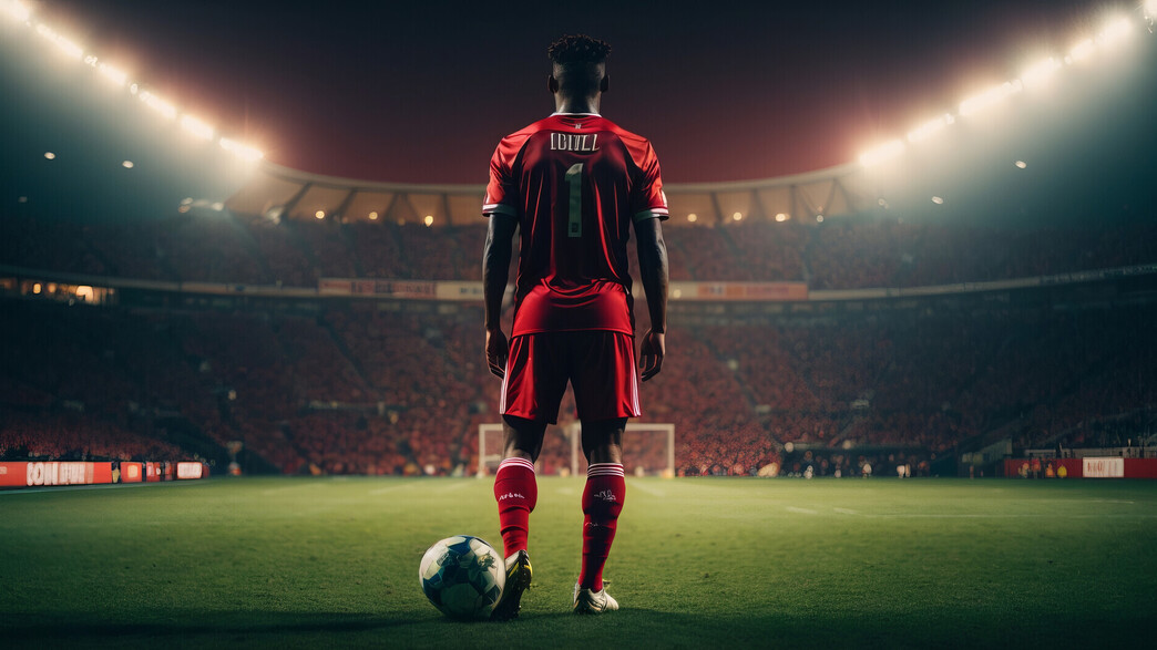 שחקן כדורגל, אילוסטרציה