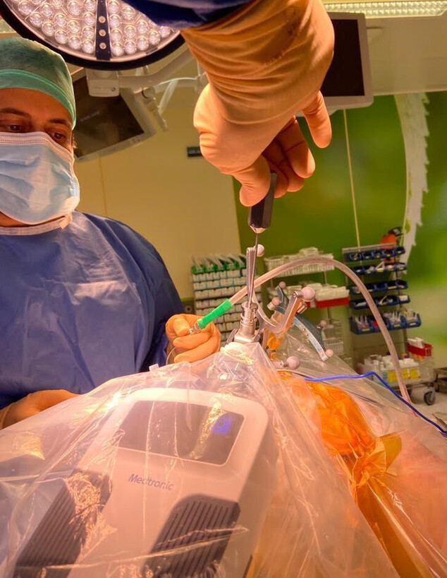 ניתוח רובוטי בהדסה (צילום: הדסה)