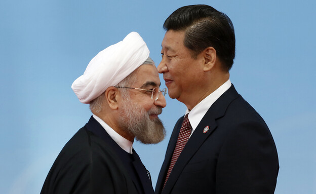 נשיאי סין ואיראן (צילום: ap)