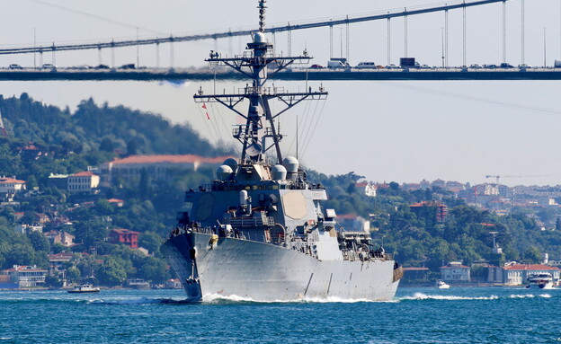 המשחתת האמריקנית USS Laboon (צילום: Yoruk Isik, reuters)