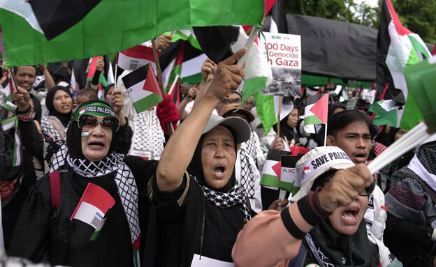 הפגנות פרו פלסטיניות באינדונזיה הפגנות פרו פלסטיניות באינדונזיה