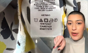 הטיפ לעזרה של האייפון בכביסה (צילום: TikTok/wtfaleisa)
