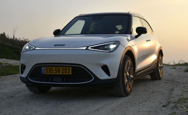 סמארט #1 החשמלי הגיע למבחן דרכים (צילום: אוטו)