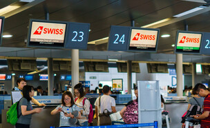 סוויס איירליינס צ'ק אין (צילום: Uskarp, shutterstock)